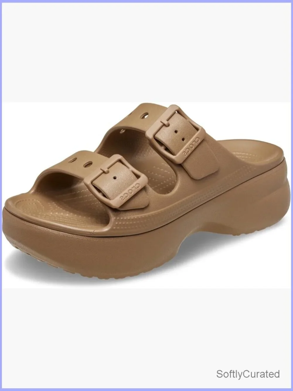 Platform Sandals with Dual Adjustable Straps & Lightweight Sole
